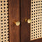 vidaXL Sideboard Brown 60 x 33.5 x 75 cm Cane and solid mango wood