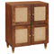 vidaXL Sideboard Brown 60 x 33.5 x 75 cm Cane and solid mango wood