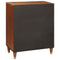 vidaXL Sideboard Brown 60 x 33.5 x 75 cm Cane and solid mango wood