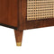 vidaXL Sideboard Brown 80 x 33.5 x 75 cm Cane and solid mango wood