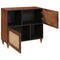 vidaXL Sideboard Brown 80 x 33.5 x 75 cm Cane and solid mango wood