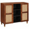 vidaXL Media Storage Cabinets & Racks Brown 90 x 33.5 x 75 cm