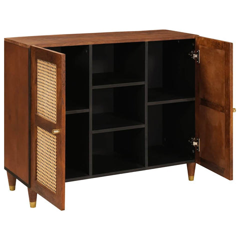 vidaXL Media Storage Cabinets & Racks Brown 90 x 33.5 x 75 cm