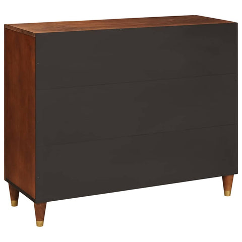vidaXL Media Storage Cabinets & Racks Brown 90 x 33.5 x 75 cm