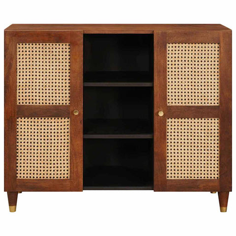 vidaXL Media Storage Cabinets & Racks Brown 90 x 33.5 x 75 cm