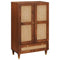 vidaXL Media Storage Cabinets & Racks Brown 60 x 33.5 x 100 cm