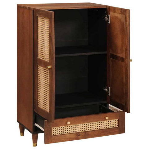 vidaXL Media Storage Cabinets & Racks Brown 60 x 33.5 x 100 cm