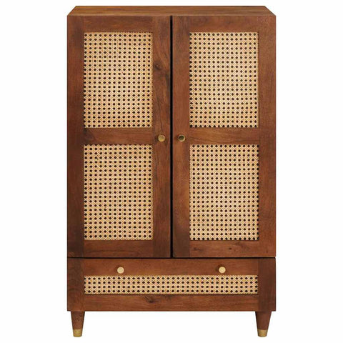 vidaXL Media Storage Cabinets & Racks Brown 60 x 33.5 x 100 cm