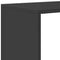 vidaXL Room Divider Bookcase 3-Tier Black 99x29x99 cm Engineered Wood