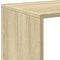 vidaXL Room Divider Bookcase 3-Tier Sonoma Oak 99x29x99 cm Engineered Wood