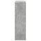vidaXL Room Divider Bookcase 3-Tier Concrete Grey 99x29x99 cm Engineered Wood