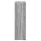 vidaXL Room Divider Bookcase 3-Tier Grey Sonoma 99x29x99 cm Engineered Wood