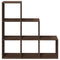 vidaXL Room Divider Bookcase 3-Tier Brown Oak 99x29x99 cm Engineered Wood