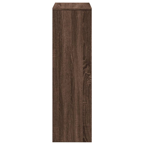 vidaXL Room Divider Bookcase 3-Tier Brown Oak 99x29x99 cm Engineered Wood