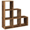vidaXL Room Divider Bookcase 3-Tier Old Wood 99x29x99 cm Engineered Wood