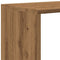 vidaXL Room Divider Bookcase 3-Tier Artisan Oak 99x29x99 cm Engineered Wood