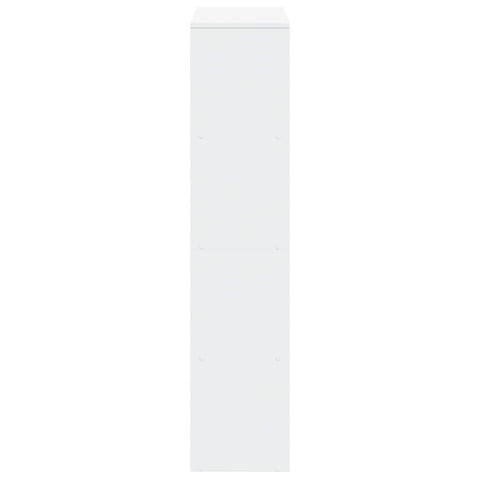 vidaXL Room Divider Bookcase 4-Tier White 131.5x29x131.5 cm Engineered Wood