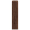 vidaXL Room Divider Bookcase 4-Tier Brown Oak 131.5x29x131.5 cm Engineered Wood