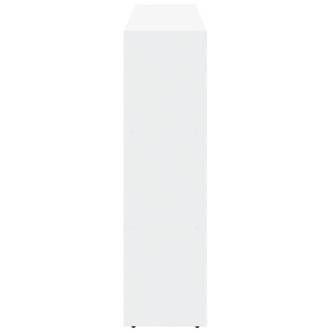 vidaXL Room Divider Bookcase 3-Tier White 137.5x29x103.5 cm Engineered Wood