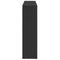 vidaXL Room Divider Bookcase 3-Tier Black 137.5x29x103.5 cm Engineered Wood