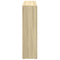 vidaXL Room Divider Bookcase 3-Tier Sonoma Oak 137.5x29x103.5 cm Engineered Wood