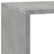 vidaXL Room Divider Bookcase 3-Tier Concrete Grey 137.5x29x103.5 cm Engineered Wood