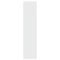 vidaXL Room Divider Bookcase 3-Tier White 123x29x123 cm Engineered Wood