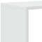 vidaXL Room Divider Bookcase 3-Tier White 123x29x123 cm Engineered Wood
