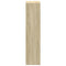vidaXL Room Divider Bookcase 3-Tier Sonoma Oak 123x29x123 cm Engineered Wood