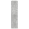 vidaXL Room Divider Bookcase 3-Tier Concrete Grey 123x29x123 cm Engineered Wood