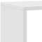 vidaXL Room Divider Bookcase 4-Tier White 143.5x29x143.5 cm Engineered Wood