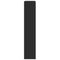 vidaXL Room Divider Bookcase 4-Tier Black 143.5x29x143.5 cm Engineered Wood