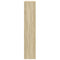 vidaXL Room Divider Bookcase 4-Tier Sonoma Oak 143.5x29x143.5 cm Engineered Wood