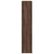 vidaXL Room Divider Bookcase 4-Tier Brown Oak 143.5x29x143.5 cm Engineered Wood