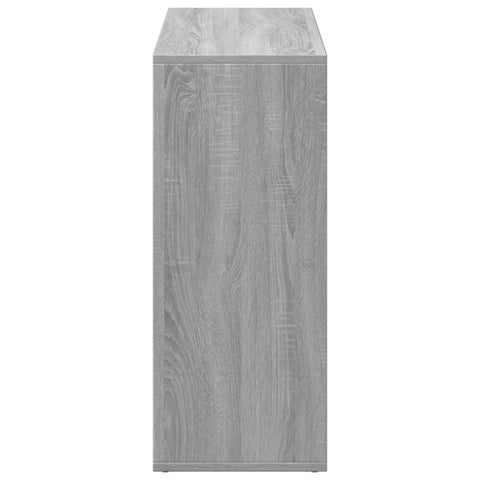 vidaXL Room Divider Bookcase Grey Sonoma 69.5x29x69.5 cm Engineered Wood