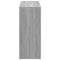 vidaXL Room Divider Bookcase Grey Sonoma 69.5x29x69.5 cm Engineered Wood