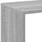 vidaXL Room Divider Bookcase Grey Sonoma 69.5x29x69.5 cm Engineered Wood