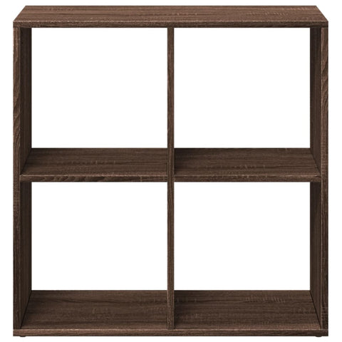 vidaXL Room Divider Bookcase Brown Oak 69.5x29x69.5 cm Engineered Wood
