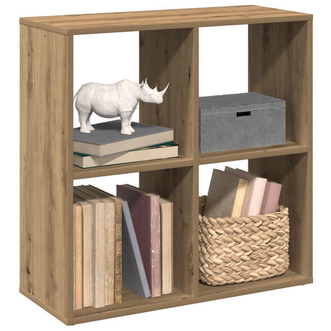 vidaXL Room Divider Bookcase Artisan Oak 69.5x29x69.5 cm Engineered Wood