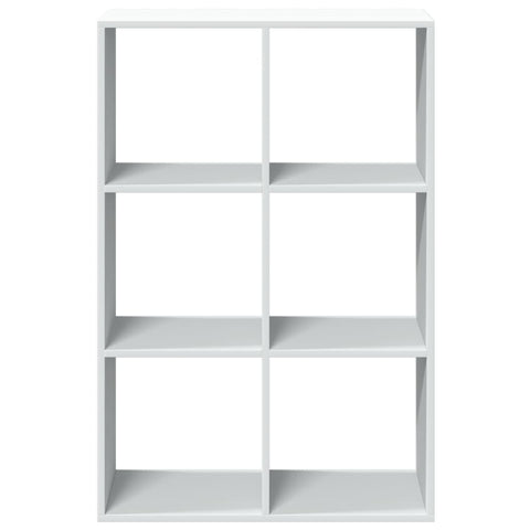 vidaXL Room Divider Bookcase White 69.5x29x103.5 cm Engineered Wood