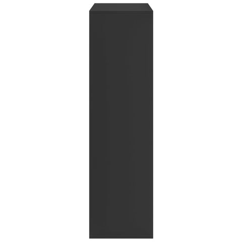 vidaXL Room Divider Bookcase Black 69.5x29x103.5 cm Engineered Wood
