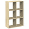 vidaXL Room Divider Bookcase Sonoma Oak 69.5x29x103.5 cm Engineered Wood