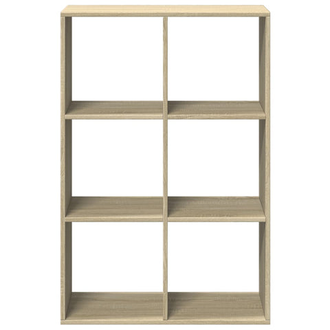 vidaXL Room Divider Bookcase Sonoma Oak 69.5x29x103.5 cm Engineered Wood