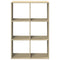vidaXL Room Divider Bookcase Sonoma Oak 69.5x29x103.5 cm Engineered Wood