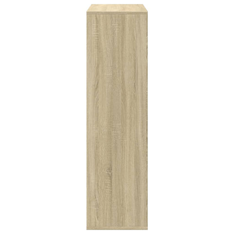 vidaXL Room Divider Bookcase Sonoma Oak 69.5x29x103.5 cm Engineered Wood