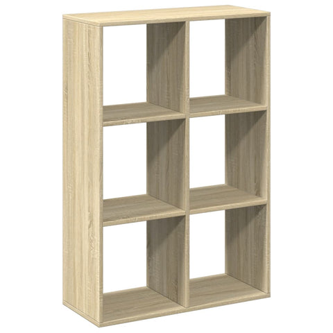 vidaXL Room Divider Bookcase Sonoma Oak 69.5x29x103.5 cm Engineered Wood