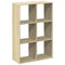 vidaXL Room Divider Bookcase Sonoma Oak 69.5x29x103.5 cm Engineered Wood