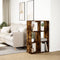 vidaXL Room Divider Bookcase Smoked Oak 69.5x29x103.5 cm Engineered Wood
