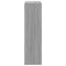 vidaXL Room Divider Bookcase Grey Sonoma 69.5x29x103.5 cm Engineered Wood