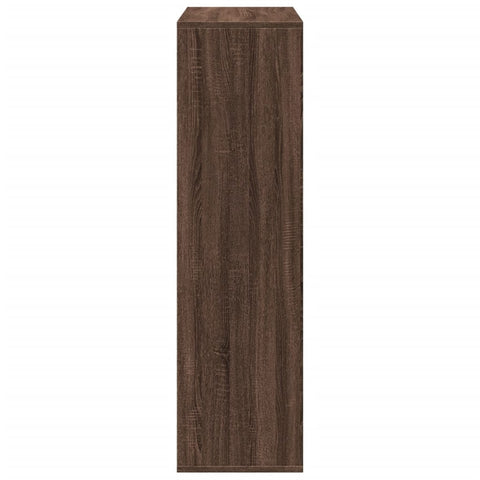 vidaXL Room Divider Bookcase Brown Oak 69.5x29x103.5 cm Engineered Wood